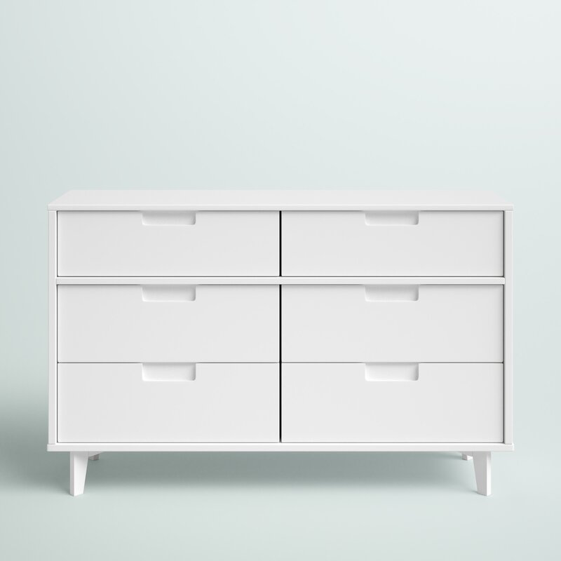 Mercury Row® Helmick 6 Drawer Dresser & Reviews Wayfair Canada